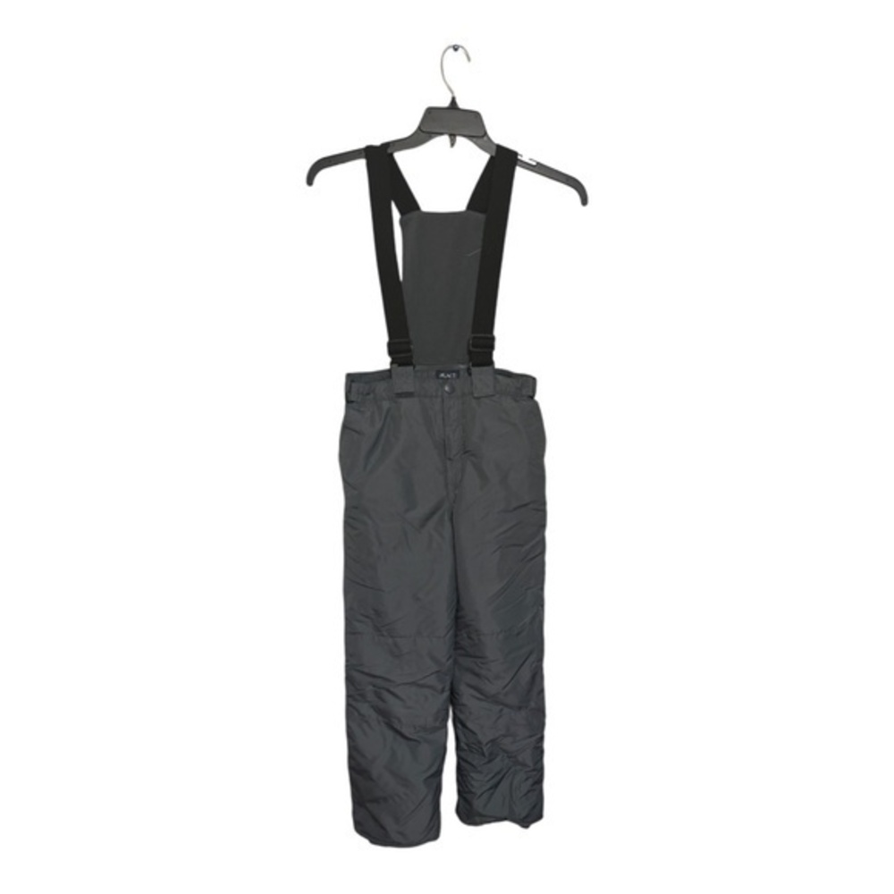 Children's Place Ski Pants Grey Unnisex Bib Overalls Size 12